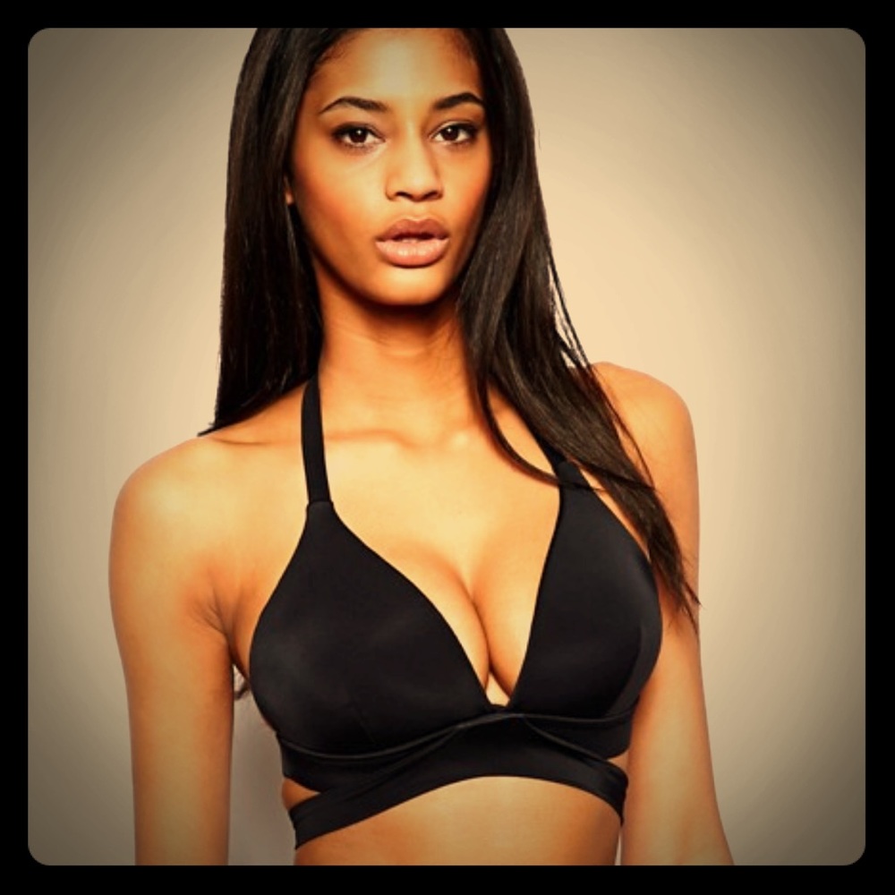 ASOS Black Bikini Top